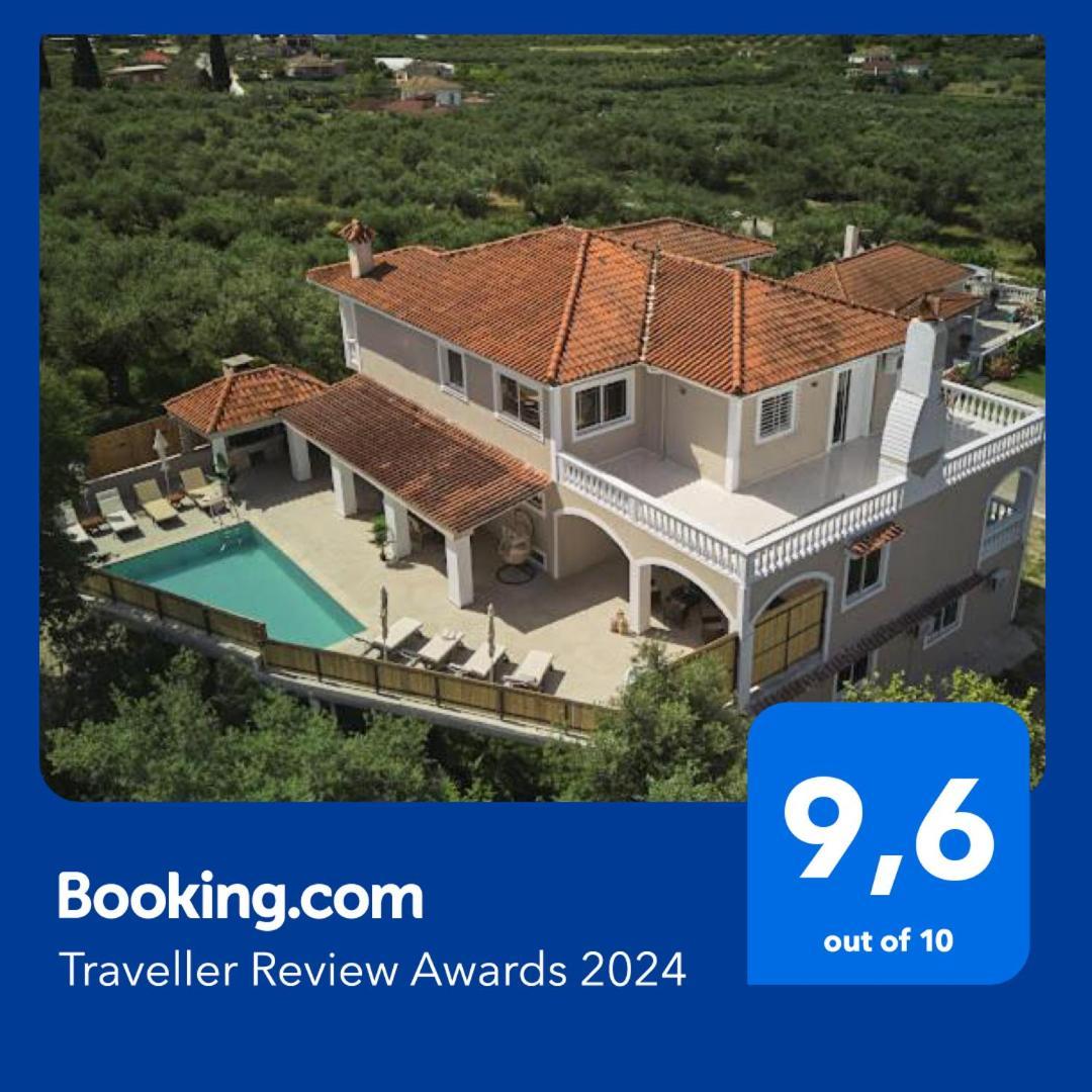 Galadriel Villa With Private Pool & Jacuzzi Kato Yerakarion Exterior foto